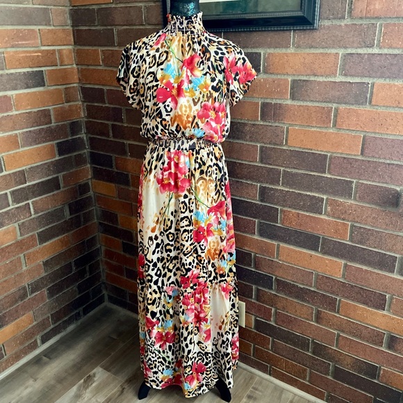 X City Safari Jaime Shrayber Smocked Maxi Dress - Picture 6 of 12